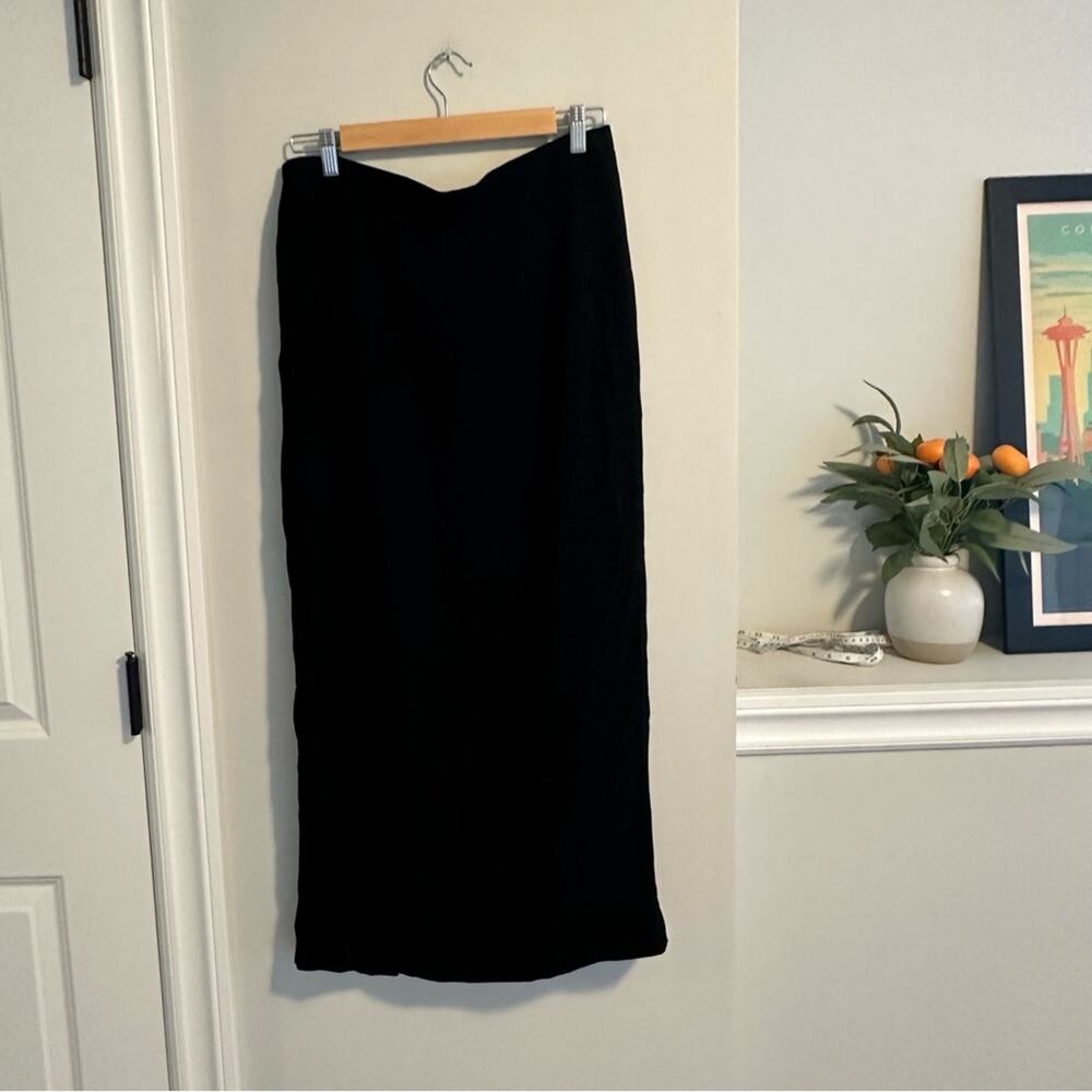 Vintage Zelda Black Maxi Skirt Business Casual Medium - Picture 10 of 11